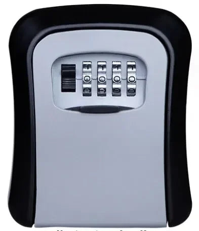 Cerradura de combinación Key Keeper para montar en la pared, resistente al agua, 4 dígitos, contraseñas, caja de almacenamiento para 5 llaves, fácil de arreglar, caja de seguridad para el hogar o la oficina