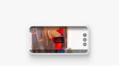 Cámara de seguridad IMOU Cell PT Lite de 3 MP con batería, paneles solares, visión nocturna a color, protección Wi-Fi y protección para exteriores.
