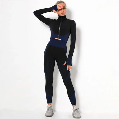 Conjunto de 3 piezas de yoga sin costuras, chaleco deportivo de fitness, pantalones de cintura alta que levantan la cadera, ropa de entrenamiento, conjunto de leggings de gimnasio para mujer