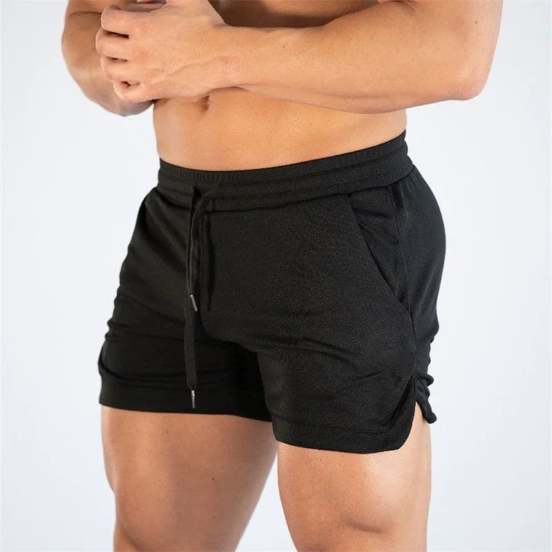 Pantalones cortos deportivos de verano para hombre, para gimnasio, fitness, correr, correr, trotar