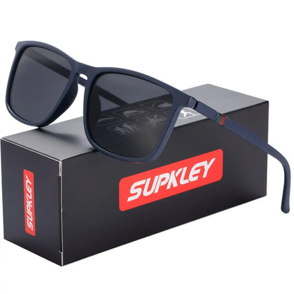 Gafas de sol deportivas SUPKLEY para hombre, polarizadas, cómodas, cuadradas, ligeras, accesorio original