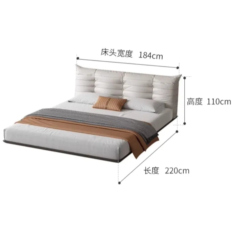 Marco de cama único tapizado, cama francesa japonesa, tocador, muebles para niños, muebles para el hogar, accesorios para dormitorio