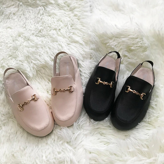 Zapatos para niños, sandalias negras para exteriores, zapatillas para niñas pequeñas, zapatos planos suaves de marca, sandalias de princesa, zapatos sin cordones de verano