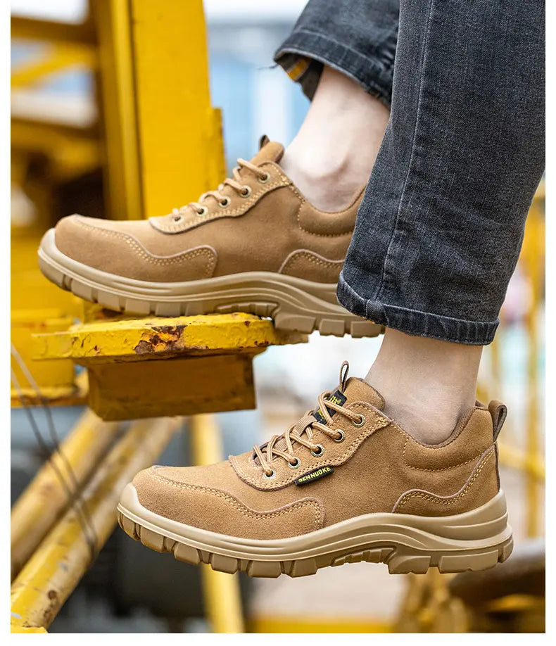 Safety Shoes Man for Work Man's Safety Working Shoes Working Lightweight Work Wear   Industrial Security-Protection