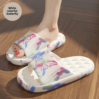 Zapatillas de gran tamaño para uso doméstico, sandalias de verano con suela suave y frescas, antideslizantes para baño, para mujer, para uso al aire libre, cómodas para hombre y mujer.