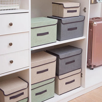 Caja organizadora para guardar ropa, ideal para dormitorio, habitación grande, hogar, jardín.