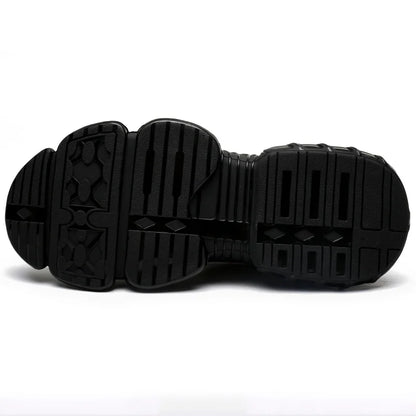 Small Size Rotary Buckle Work Safety Shoes For Men Air Soft Sole Lightweight Protective Work Sneakers Men and Women Shoes