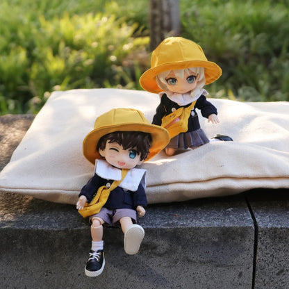 Accesorios para bebés OB11, ropa para niños, jardín de infantes, lindas tendencias, accesorios para muñecas humanoides, muñecas 1/12, juguetes geniales de anime.