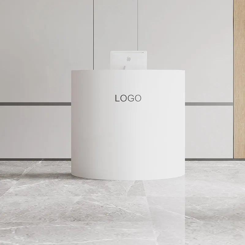 Mostradores de recepción de lujo para oficina, salón de belleza, pequeño bar profesional, moderno, sencillo, muebles comerciales