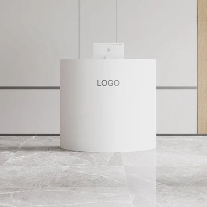 Mostradores de recepción de lujo para oficina, salón de belleza, pequeño bar profesional, moderno, sencillo, muebles comerciales