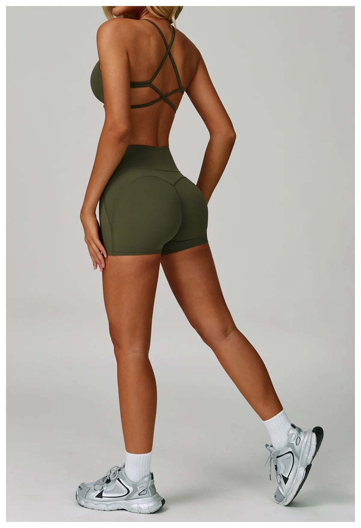 2 Piece Set Women's Tracksuit Fitness Clothes Yoga Sets Sportswear Workout Bra High Waist Leggings Set Gym Clothing Sports Suits