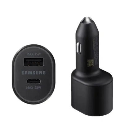 EP-L5300 Cargador de coche ultrarrápido para Samsung S25, S24, S23 Plus/Ultra Fast Charge de 60 W, 1A1C, doble USB, carga rápida adaptativa para Galaxy Z Fold/Flip 4, 5, 6 y 7