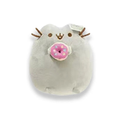 Juguete para gatos, juguete de peluche de Animal suave, almohada de gatito blanco y gris, regalo de cumpleaños, juguetes para mascotas Deco
