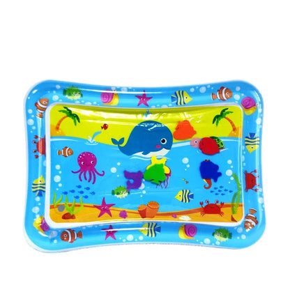Colchoneta inflable para jugar boca abajo, colchoneta de juego premium para bebés, cojín de agua inflable, gimnasio interactivo para bebés, juguetes para el desarrollo sensorial.