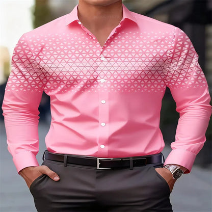 Camisa roja para hombre, nueva, estampada en 3D, ideal para vestir de noche o para uso diario. Cómoda y suave, talla extragrande. Envío rápido.