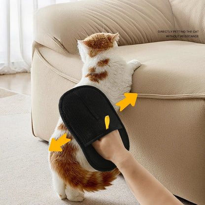 Guantes de depilación de mascotas de doble cara, reutilizables, para perros y gatos, guantes de limpieza estática para alfombras y muebles.