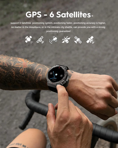 Reloj inteligente T-Rex 3 original con GPS, resistente al agua hasta 10 ATM, para hombre, con más de 170 modos deportivos y llamadas HD, compatible con relojes Huawei y Samsung 2025.