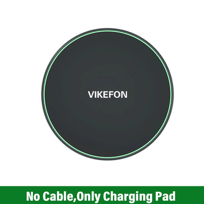 Cargador inalámbrico de 30 W para iPhone 15, 14, 13, 12, X Pro Max, base de carga rápida por inducción para Samsung S23, S22, Xiaomi y Huawei