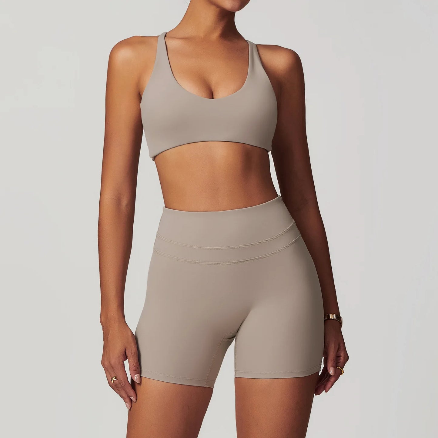 SWELTERING Conjunto de 2 piezas de ropa deportiva para mujer, conjunto de yoga, ropa deportiva para gimnasio, trajes de yoga, conjunto de fitness, chándales, sujetador deportivo, leggings para gimnasio