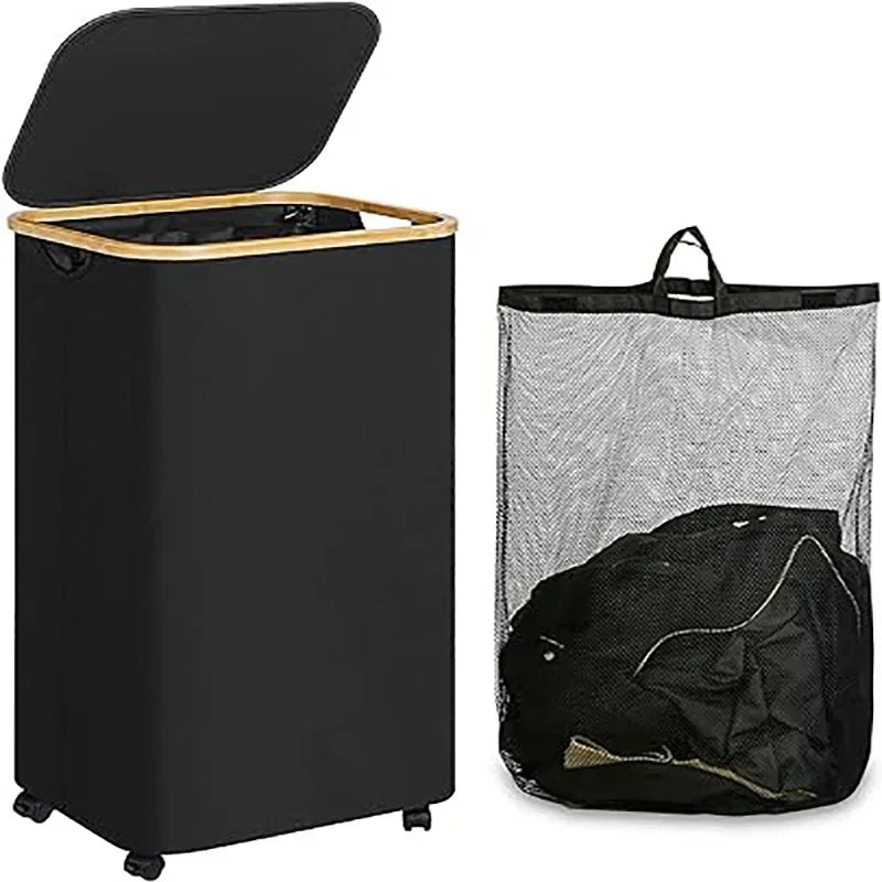 Cesta de tela Oxford de gran capacidad para ropa sucia, impermeable, plegable, para uso doméstico, cesta de almacenamiento ordenada para organizar el hogar.