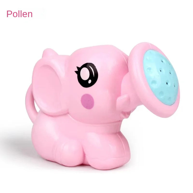 Juguete de baño de plástico con tetera, herramienta de ducha para bebé, regadera de elefante, juguete de baño para niños, rociador de baño de verano