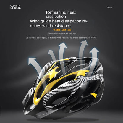 Casco de bicicleta para hombre y mujer, casco deportivo de ciclismo, ajustable, para bicicleta de montaña o carretera, con almohadilla suave, gorro de seguridad, accesorios.