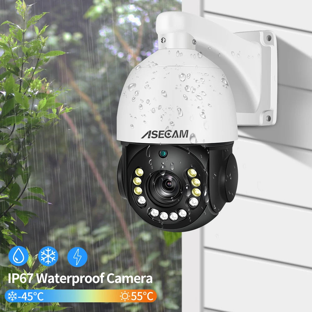 Cámara IP 4K PTZ con zoom óptico 30x, detección de vehículos, visión nocturna a color, PoE, seguridad, videovigilancia CCTV, compatible con Hikvision.
