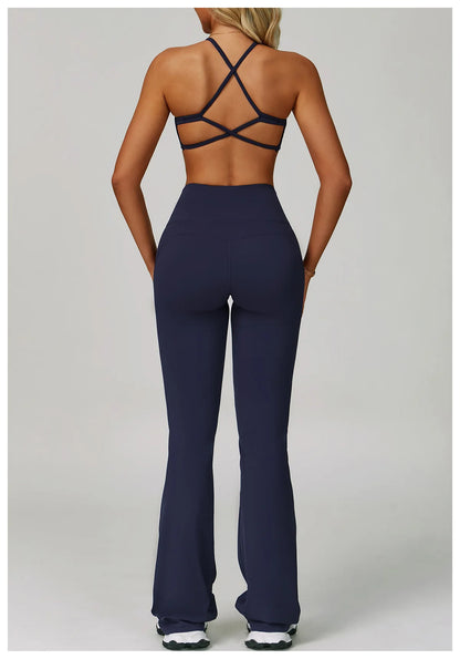 2 Piece Set Women's Tracksuit Fitness Clothes Yoga Sets Sportswear Workout Bra High Waist Leggings Set Gym Clothing Sports Suits