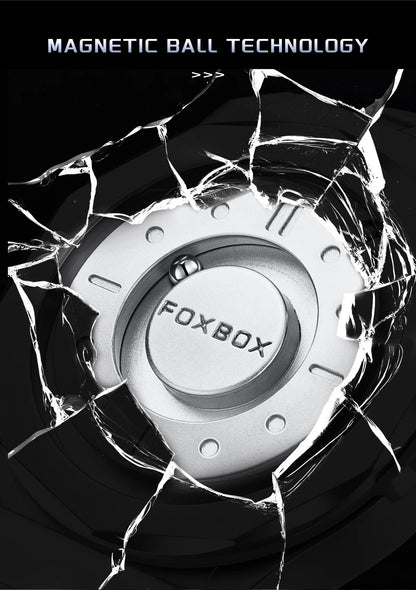 FOXBOX Reloj de negocios de lujo para hombre, resistente al agua hasta 30 m, diseño personalizado, correa de acero inoxidable, reloj de cuarzo para hombre, regalo de moda