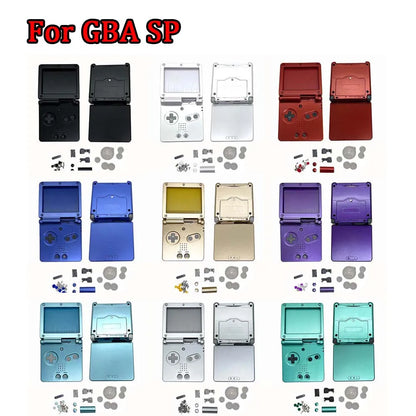 Carcasa original de repuesto de alta calidad para consola Gameboy Advance GBA SP con juego de accesorios.