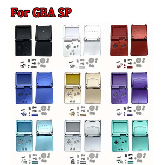 Carcasa original de repuesto de alta calidad para consola Gameboy Advance GBA SP con juego de accesorios.