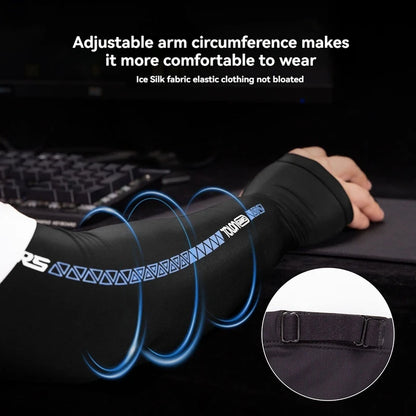 Funda de eSports para gamers: reduce la fricción, absorbe el sudor y ofrece un efecto refrescante con orificios para los pulgares para sesiones de juego prolongadas. M