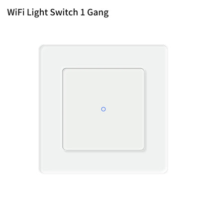 Interruptor de luz inteligente AVATTO Tuya WiFi/Interruptor de cortina con diseño táctil, persianas enrollables motorizadas, compatible con Alexa y Google Home.
