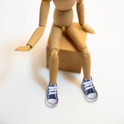 Accesorios para muñecas, zapatillas de 3,5 cm, minizapatos para niños, zapatos Blyth, zapatos de lona para muñecas, zapatos para muñecas BJD.