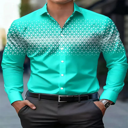 Camisa roja para hombre, nueva, estampada en 3D, ideal para vestir de noche o para uso diario. Cómoda y suave, talla extragrande. Envío rápido.
