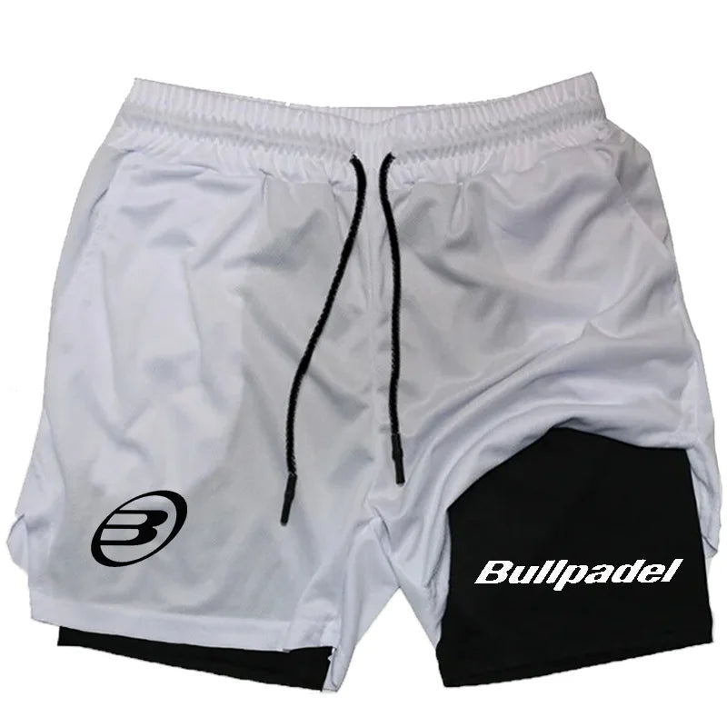 Pantalones cortos deportivos de pádel para hombre, pantalones cortos de tenis transpirables, pantalones de bádminton de secado rápido, ropa deportiva para correr al aire libre, verano, nuevo