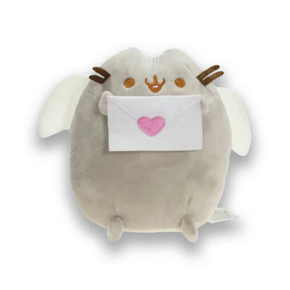 Juguete para gatos, juguete de peluche de Animal suave, almohada de gatito blanco y gris, regalo de cumpleaños, juguetes para mascotas Deco