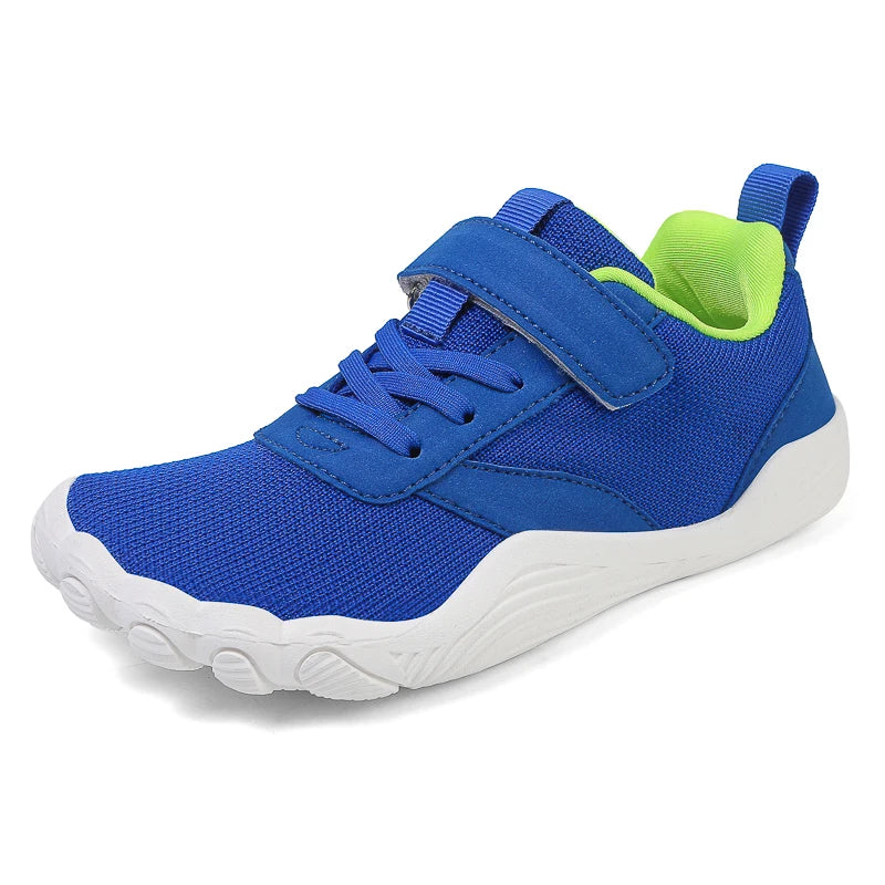 Zapatos descalzos para niños, zapatillas de deporte para niños y niñas, zapatos con abertura natural, zapatillas minimalistas con punta ancha, para niños pequeños, pequeños y grandes.