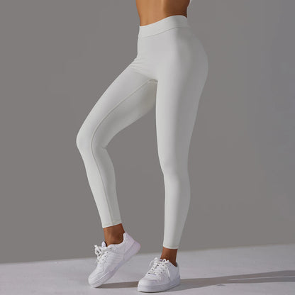 Women Seamless Solid Leggings Knitted High Waist Sports Leggings Fashion Hip Lifting Running Yoga Sport Gym Tights Pantalones