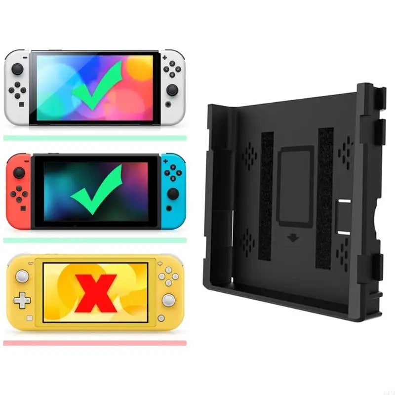 Modos de retrato Flip Grip Accesorios para juegos portátiles Funciona con agarres Soporte para consola de juegos