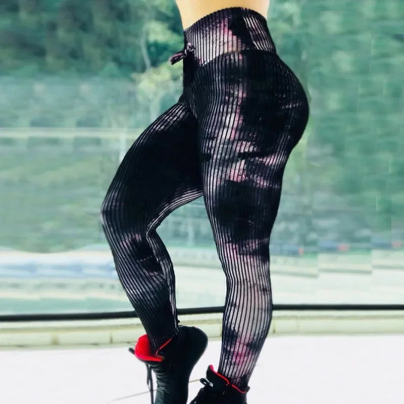 Women Seamless Printing Yoga Pants Super Stretchy Gym Tights High Waist Running Pants Leggings Sport Women Fitness