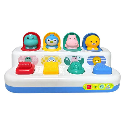 Juguete sensorial interactivo para bebés, juguete de causa y efecto, juegos de desarrollo para bebés, juguetes educativos Montessori de aprendizaje.
