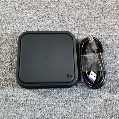 Base de carga inalámbrica rápida Samsung de 15 W para Galaxy S20 S21 S22 S23 S24 S8 S9 S10 Plus Note 20 Ultra 9 8 Z Flip Fold 6 5 4 3 2