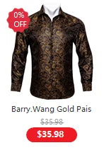 Camisas clásicas negras estampadas y bordadas para hombre, solapa de seda, manga larga, corte formal exquisito, ideales para eventos de negocios y fiestas. Barry.Wang CY-0407
