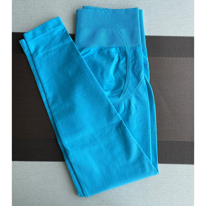 Pantalones deportivos ajustados sin costuras TKITK, leggings de gimnasio para mujer, pantalones de yoga suaves de cintura alta, ropa deportiva para fitness.