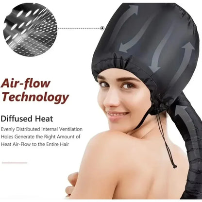Secador de pelo portátil, gorro de secado rápido, gorro calefactor, herramientas de peluquería, accesorios de peinado, cuidado del cabello rizado
