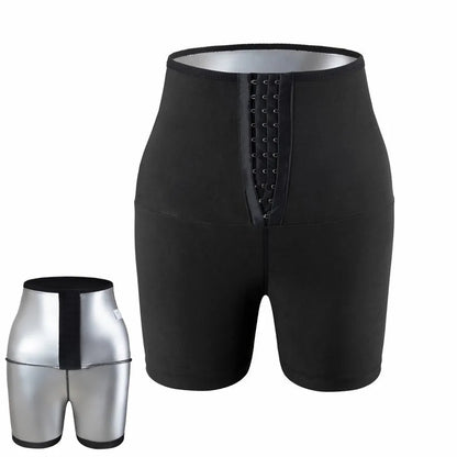 Pantalones moldeadores para mujer, faja reductora, efecto sauna de sudoración intensa, pantalones adelgazantes, control de abdomen, ropa moldeadora, leggings deportivos para gimnasio, pantalones cortos de fitness.
