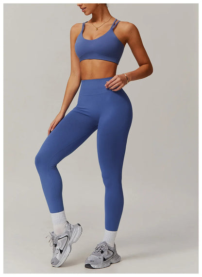Conjunto deportivo de 2 piezas para mujer, chándal para correr, entrenamiento, con cremallera, pantalones cortos de manga larga, ropa de yoga, ropa deportiva