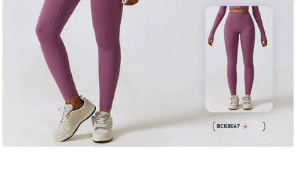 Pantalones de yoga, mallas deportivas para mujer, leggings de gimnasio, suaves, de cintura alta, elásticos, transpirables, de nailon, tipo T.