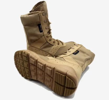 Botas de trabajo para hombre SFB Light, impermeables, con cordones, estilo táctico, de malla, para motocicleta.